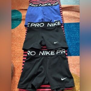 Nike Pro girl shorts bundle